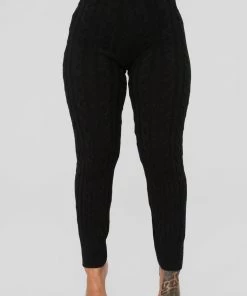 Fashion Nova Meet Me Half Way Leggings - Black New Today