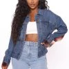 Fashion Nob Teddies & Babydolls Cozy Daze Denim Jacket - Medium Wash