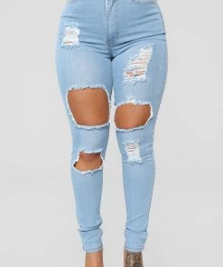 Mysite New Today Needing Something Jeans - Light Blue Wash