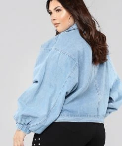 Fashion Nob Trixie Girl Denim Jacket - Medium Wash Influencer Looks 16 Fashion Nob Trixie Girl Denim Jacket - Medium Wash Influencer Looks