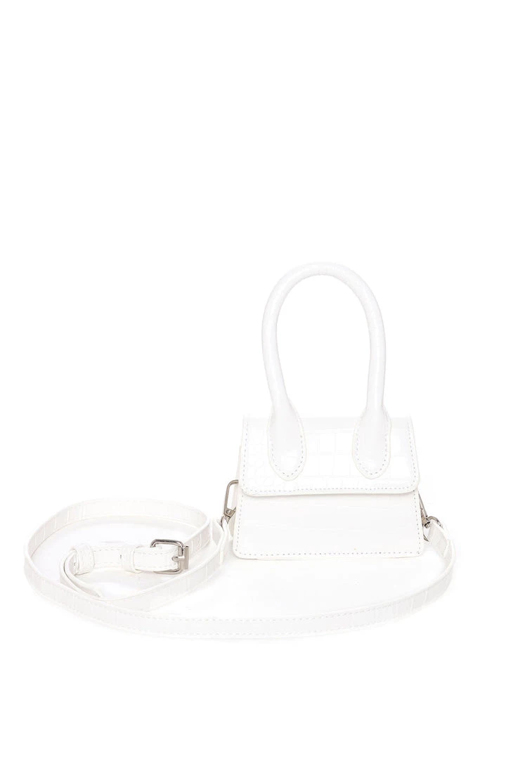 Mysite Cute And Chic Mini Bag - White 1 Mysite Cute And Chic Mini Bag - White