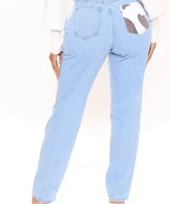 Fashion Nova Got Moooves Non Stretch Mom Jeans - Brown/combo