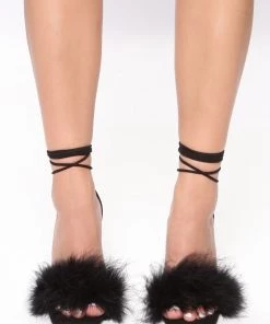 Mysite SHOES As If Square Toe Wedges - Black