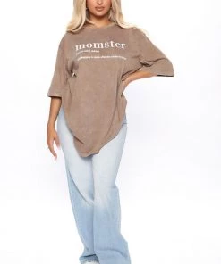 Fashion Nova Teddies & Babydolls Define Momster Tunic Top - Brown 6 Fashion Nova Teddies & Babydolls Define Momster Tunic Top - Brown