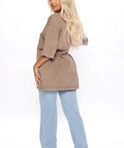 Fashion Nova Teddies & Babydolls Define Momster Tunic Top - Brown 8 Fashion Nova Teddies & Babydolls Define Momster Tunic Top - Brown