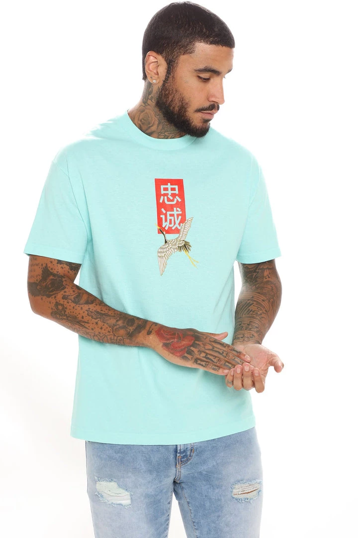 Mysite New Today Loyalty Short Sleeve Tee - Mint 6 Mysite New Today Loyalty Short Sleeve Tee - Mint