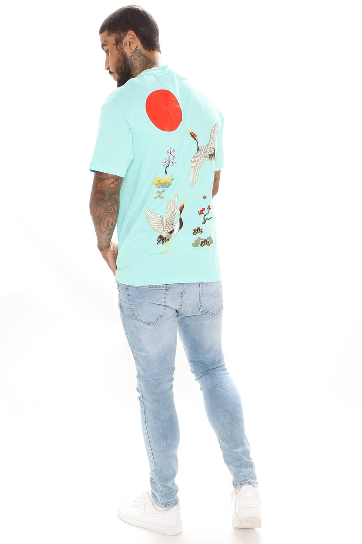 Mysite New Today Loyalty Short Sleeve Tee - Mint 7 Mysite New Today Loyalty Short Sleeve Tee - Mint