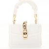 Mysite New Today Don't Bother Me Mini Crossbody - White