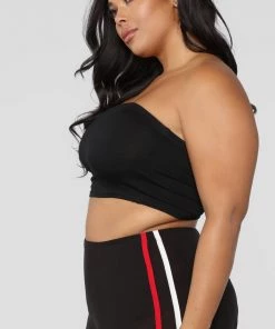 Fashion Nova Come Get It Bae Top - Black