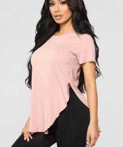 Mysite New Today Laid Back Tee - Mauve