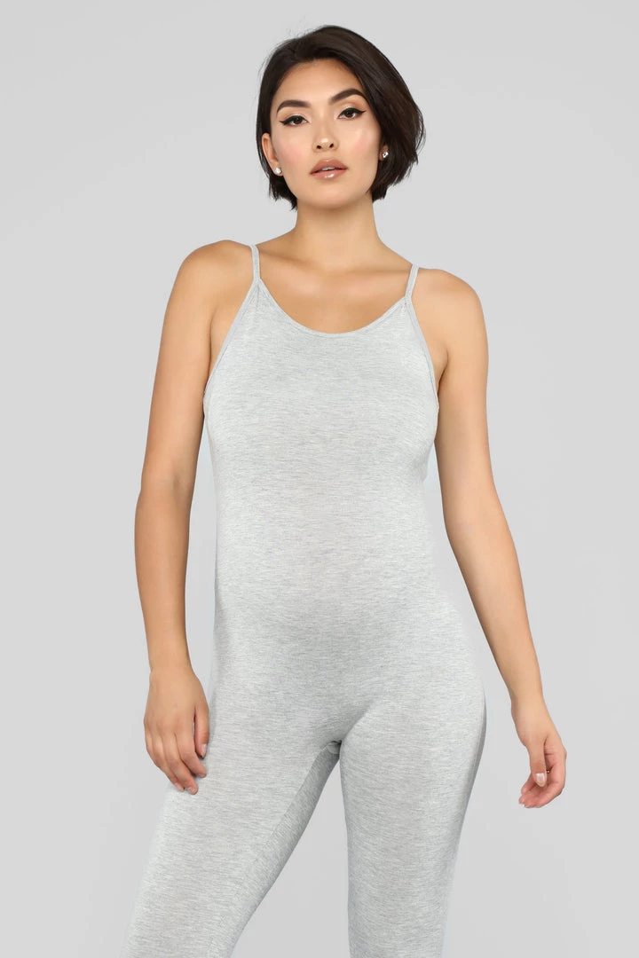 Mysite New Today Nova Season Jumpsuit - Heather Grey 18 Mysite New Today Nova Season Jumpsuit - Heather Grey