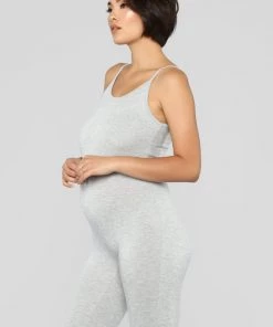 Mysite New Today Nova Season Jumpsuit - Heather Grey 40 Mysite New Today Nova Season Jumpsuit - Heather Grey