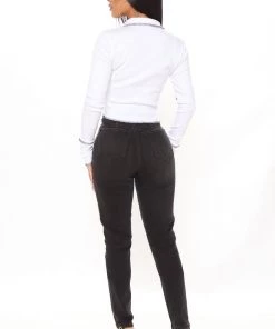 Fashion Nova Teach You A Lesson Collared Top - White/combo Best Sellers 12 Fashion Nova Teach You A Lesson Collared Top - White/combo Best Sellers