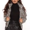 Fashion Nob Wild Winters Puffer Jacket - Leopard Teddies & Babydolls