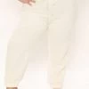 Fashion Nova Teddies & Babydolls Oh So Cozy Sweatpant II - Ivory