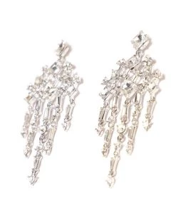 FashionNob Attention Seeking Chandelier Earrings - Silver 5 FashionNob Attention Seeking Chandelier Earrings - Silver