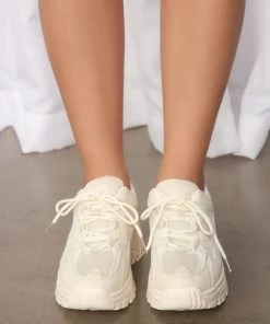 FashionNob SHOES Bring The Heat Sneakers - Beige