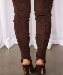 FashionNob SHOES Always Come Back Over The Knee Boots - Brown 7 FashionNob SHOES Always Come Back Over The Knee Boots - Brown