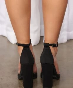 Mysite Back On Top Heels - Black