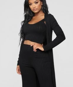 Fashion Nova SETS Wild Dreams 3 Piece Set - Black
