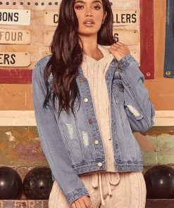 Fashion Nob Iconic Denim Jacket - Medium Teddies & Babydolls