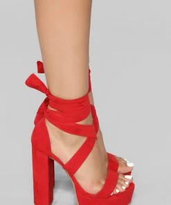 Mysite Plot Twist Heel - Red New Today
