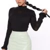 Fashion Nova Teddies & Babydolls Latest Addiction Sweater - Black