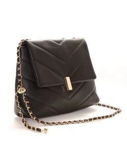 Fashion Nova Unfold Me Crossbody Bag - Black