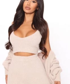 Fashion Nova Living In It 3 Piece Legging Set - Taupe 12 Fashion Nova Living In It 3 Piece Legging Set - Taupe