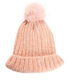 FashionNob Aspen For The Weekend Beanie - Blush