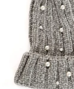 FashionNob Aspen For The Weekend Beanie - Grey Teddies & Babydolls
