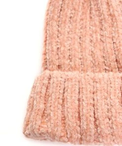 Fashion Nova Sipping Hot Cocoa Beanie - Blush
