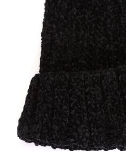 Fashion Nova Teddies & Babydolls Sipping Hot Cocoa Beanie - Black