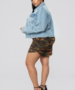 Fashion Nob Denim Craze Jacket - Light Wash