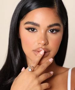 Fashion Nova Twist The Key Ring - Gold