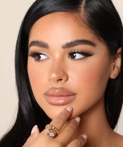 Fashion Nova Twist The Key Ring - Gold