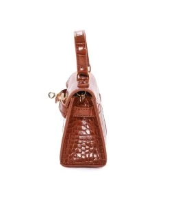 Fashion Nova Teddies & Babydolls Dying To Have Mini Bag - Cognac