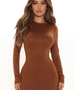 Fashion Nob Good Intentions Maxi Dress - Chocolate