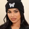 FashionNob Butterfly Princess Beanie - Black Best Sellers