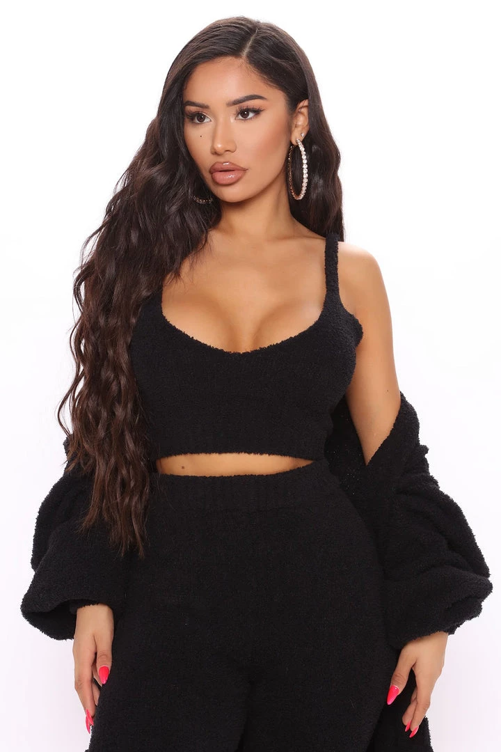 Fashion Nova Living In It 3 Piece Legging Set - Black Best Sellers 3 Fashion Nova Living In It 3 Piece Legging Set - Black Best Sellers