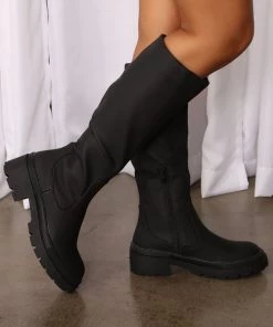 Fashion Nova In My Prime Knee High Boots - Black Best Sellers