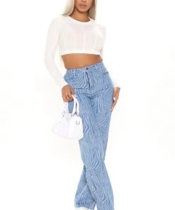 Fashion Nova Teddies & Babydolls Devon Ribbed Long Sleeve Top - Off White 5 Fashion Nova Teddies & Babydolls Devon Ribbed Long Sleeve Top - Off White