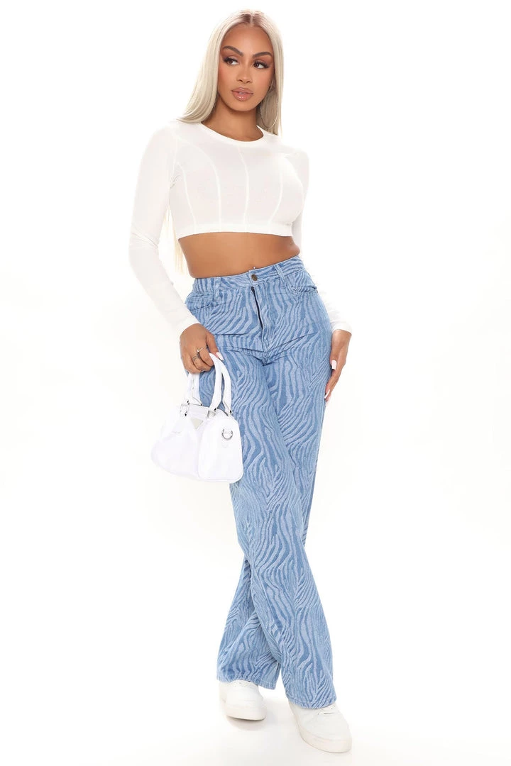 Fashion Nova Teddies & Babydolls Devon Ribbed Long Sleeve Top - Off White 2 Fashion Nova Teddies & Babydolls Devon Ribbed Long Sleeve Top - Off White