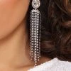 Fashion Nova Fancy Girl Drop Earrings - Silver Best Sellers