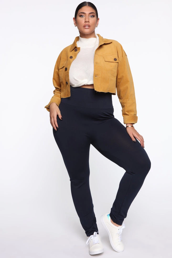 Fashion Nova Teddies & Babydolls Smooth Operator High Rise Legging - Indigo