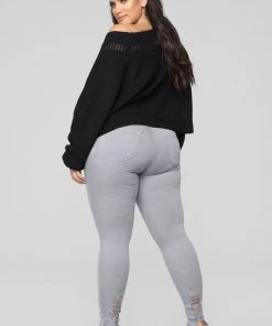 Mysite New Today Tell Your Boy Bye Jeans - Grey 34 Mysite New Today Tell Your Boy Bye Jeans - Grey