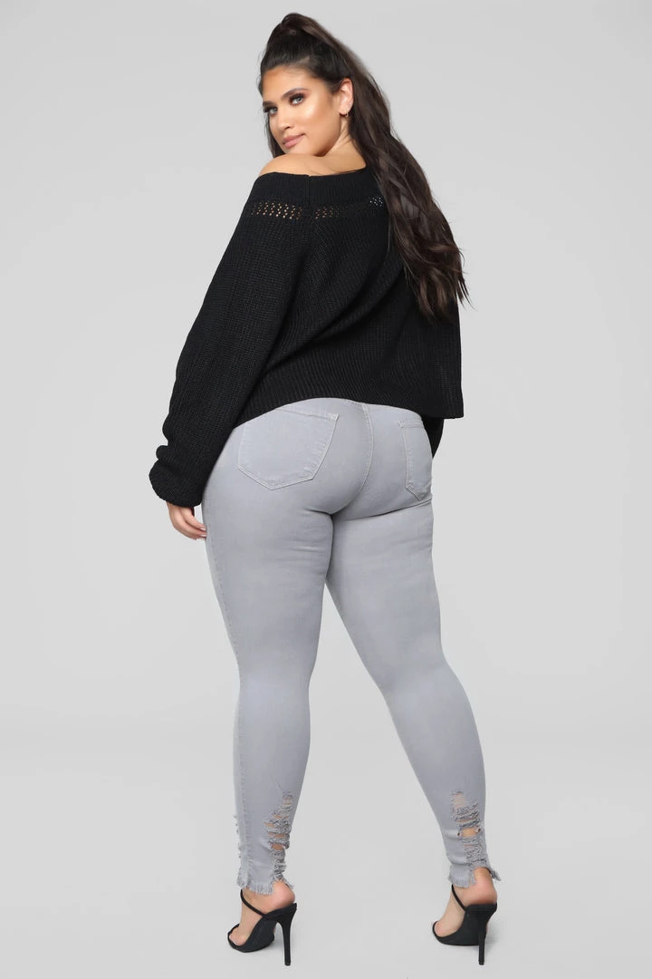 Mysite New Today Tell Your Boy Bye Jeans - Grey 17 Mysite New Today Tell Your Boy Bye Jeans - Grey