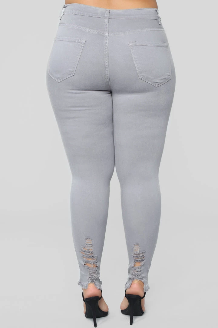 Mysite New Today Tell Your Boy Bye Jeans - Grey 18 Mysite New Today Tell Your Boy Bye Jeans - Grey