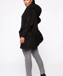 Fashion Nob Best Sellers Teddy Oh Baby Jacket - Black 9 Fashion Nob Best Sellers Teddy Oh Baby Jacket - Black