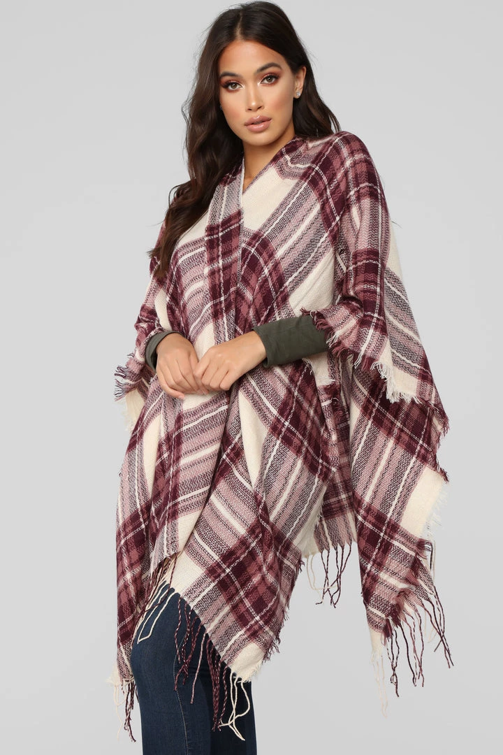 Fashion Nova Rowana Go Outside Scarf - Burgundy Teddies & Babydolls 1 Fashion Nova Rowana Go Outside Scarf - Burgundy Teddies & Babydolls